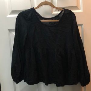 Cool black blouse